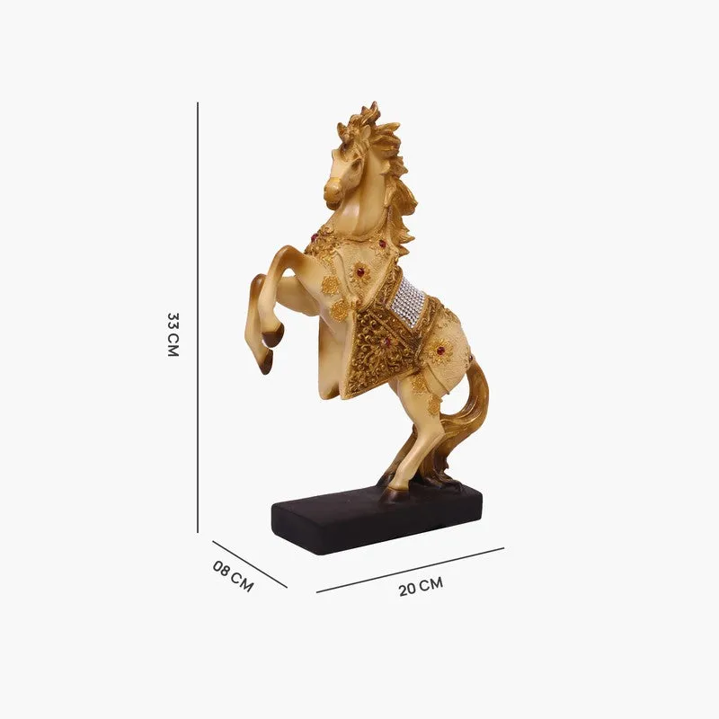 Regal Horse Polyresin Showpiece (15 inches) media 6