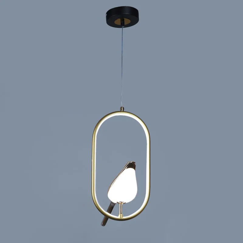 Avian Halo Iron Ceiling Lamp - Oval media 6