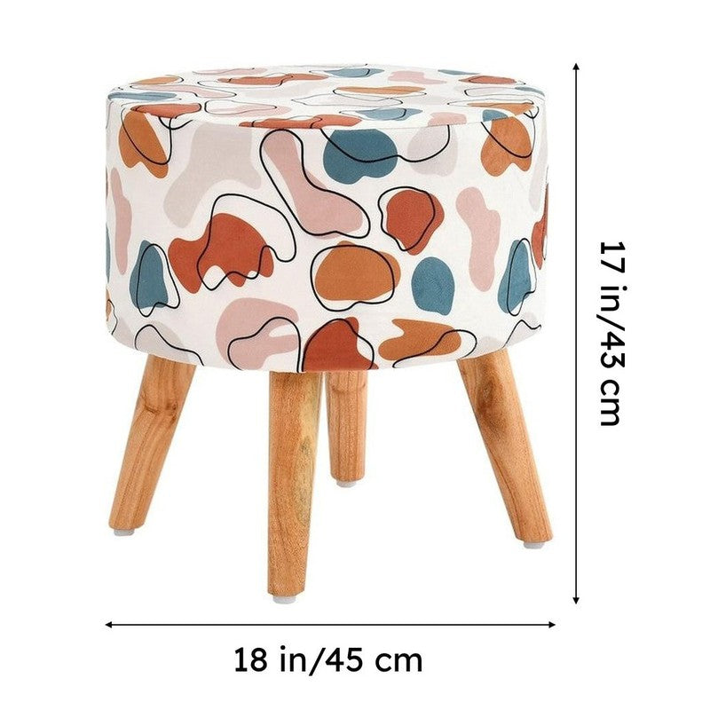 Drift Abstract Ottoman - Multicolor media 8