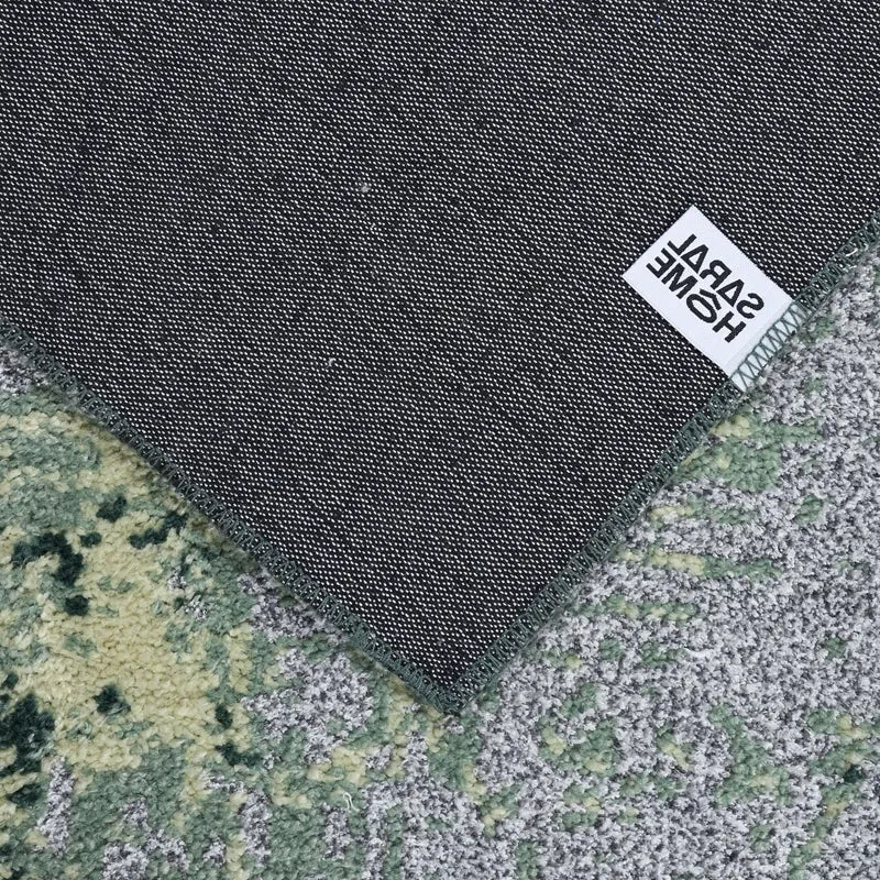 Anira Soft Pile Anti-Skid Carpet - Green - 4