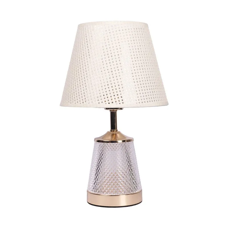 AarviDecor Solace Accent Fabric Table Lamp - White media 4