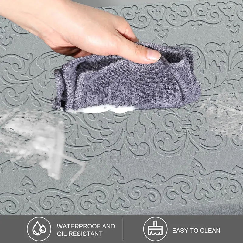 Silk Step Anti Skid Bath Mat - Grey media 5