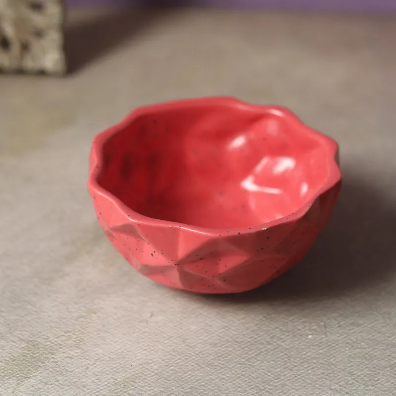 Noemi Ceramic Snack Bowl (Red) - 200 mL media 7