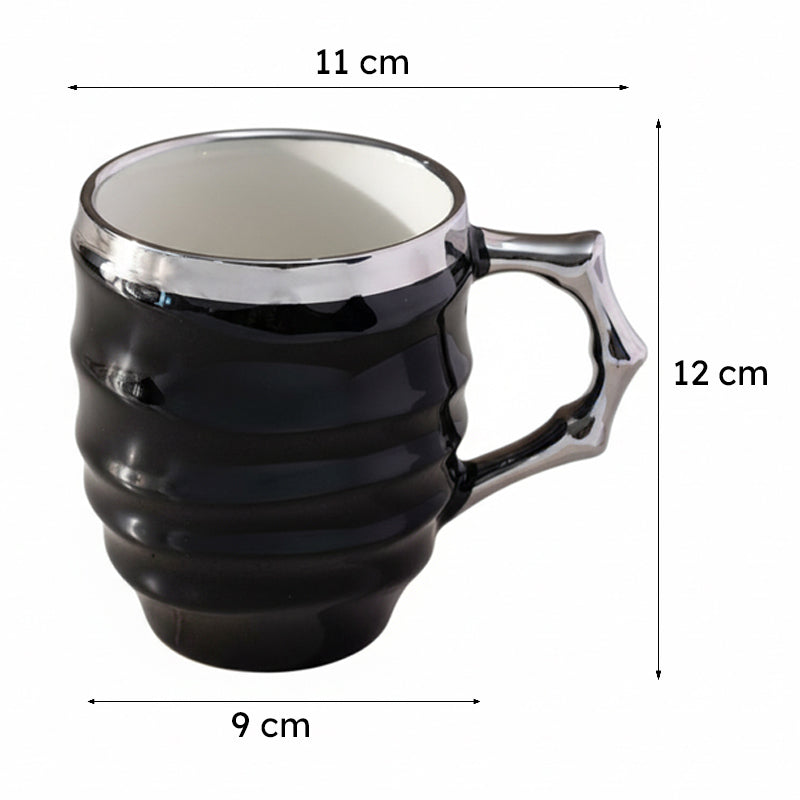 Raleigh Porcelain Coffee Mug (350 mL) - Black media 5