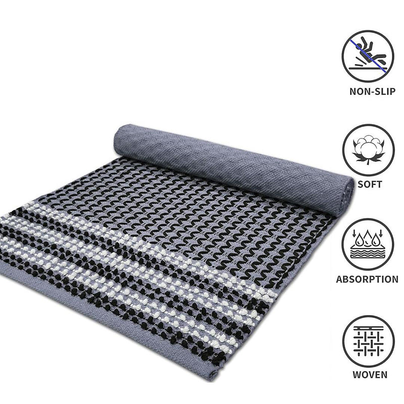 Corridor Classic Cotton Runner Rug - Grey media 3