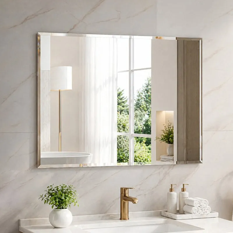 AquaGlow Glass Bath Mirror media 1