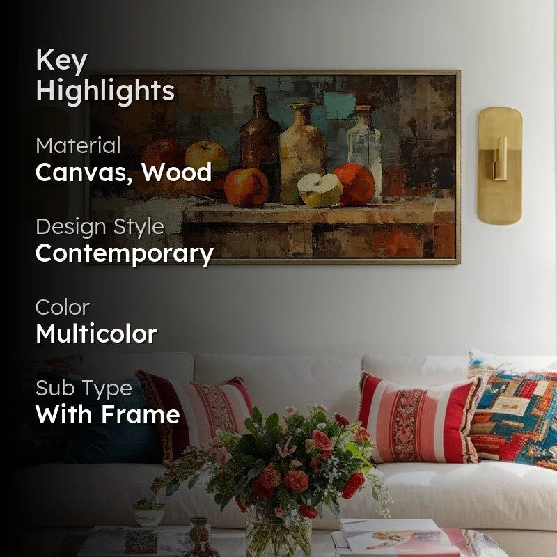 Autumn Harvest Canvas Wall Painting With Frame media 2