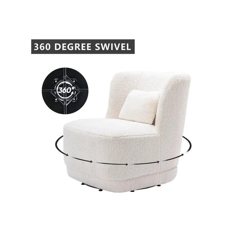 Urbano Neem Wood Accent Chair - Beige media 6