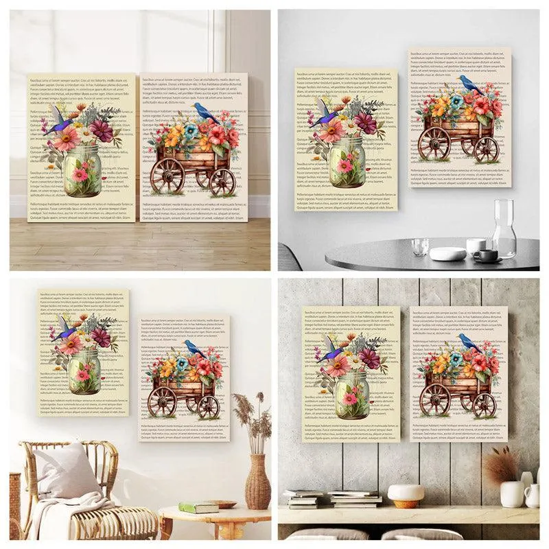 Florensia Print Wall Painting - Set Of Two media 4