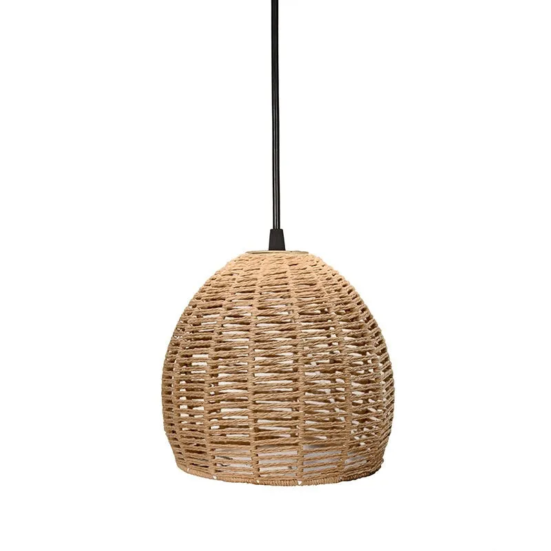 Wickra Rattan Round Ceiling Lamp media 3