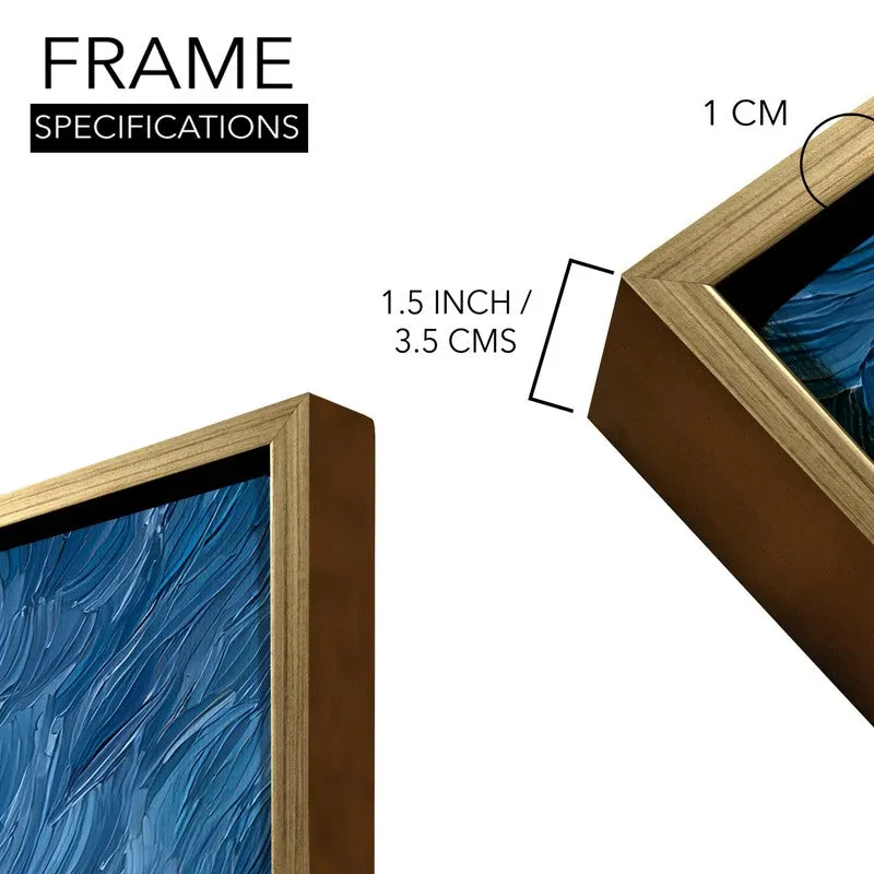Meadow Vast Canvas Wall Painting With Frame media 8