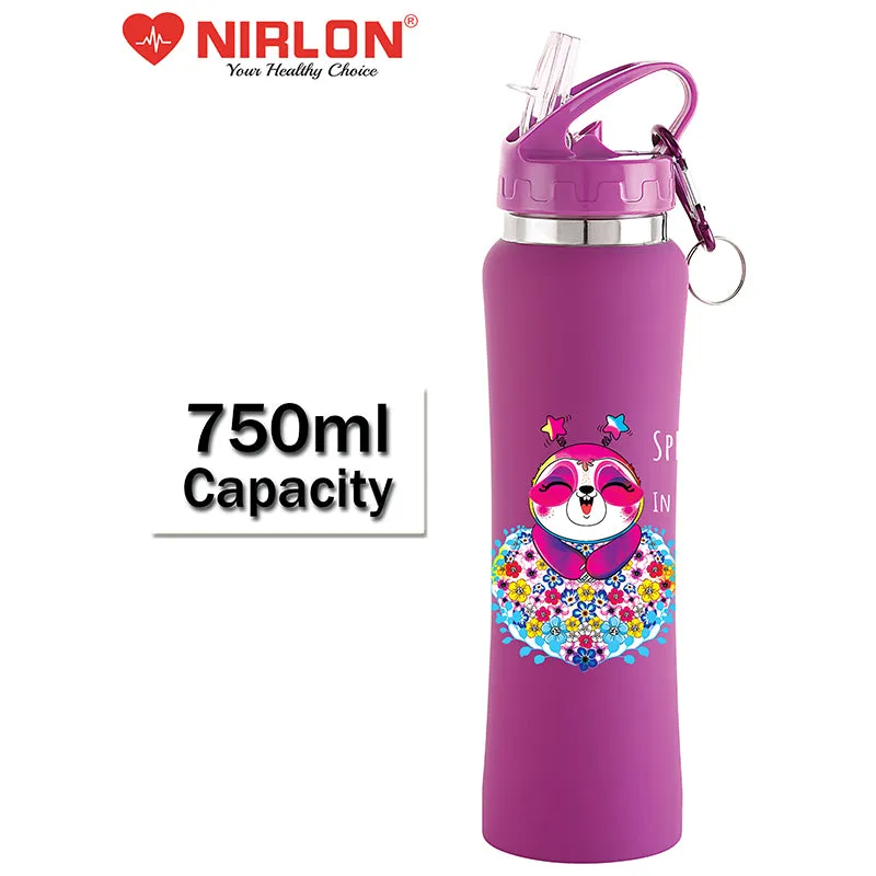 Lavender Teddy Sipper Water Bottle - 750 mL media 9