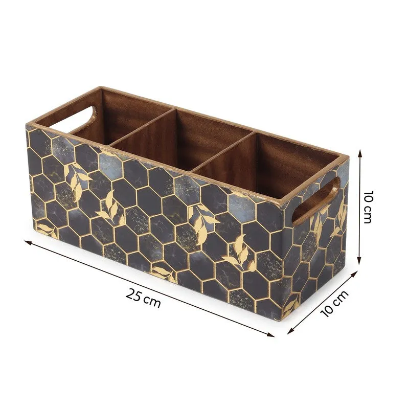 Hexiq Wooden Cutlery Holder media 8