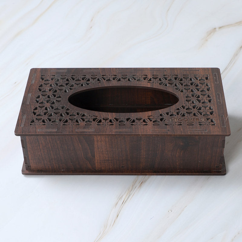 Galenta Tissue Box - Dark Brown media 5