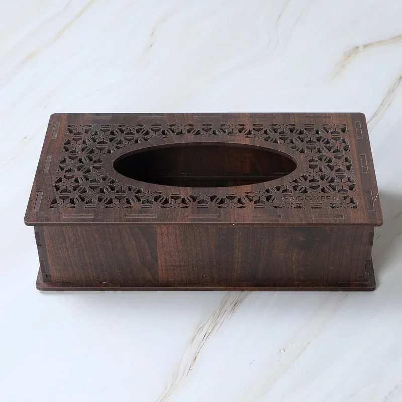 Galenta Tissue Box - Dark Brown media 5