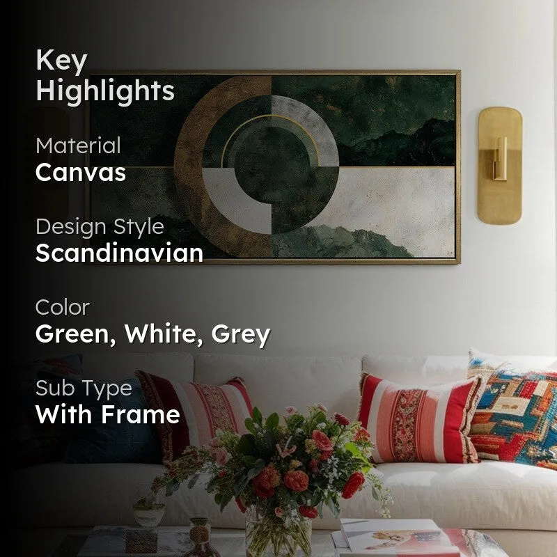 Verdant Orbit Canvas Wall Art media 2