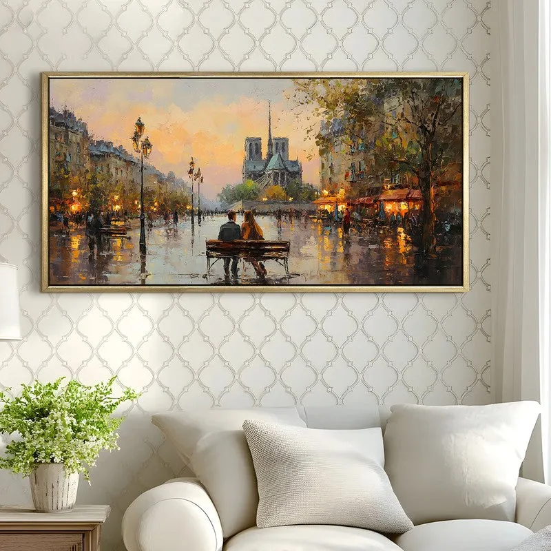 Rainbound Canvas Wall Painting With Frame media 4