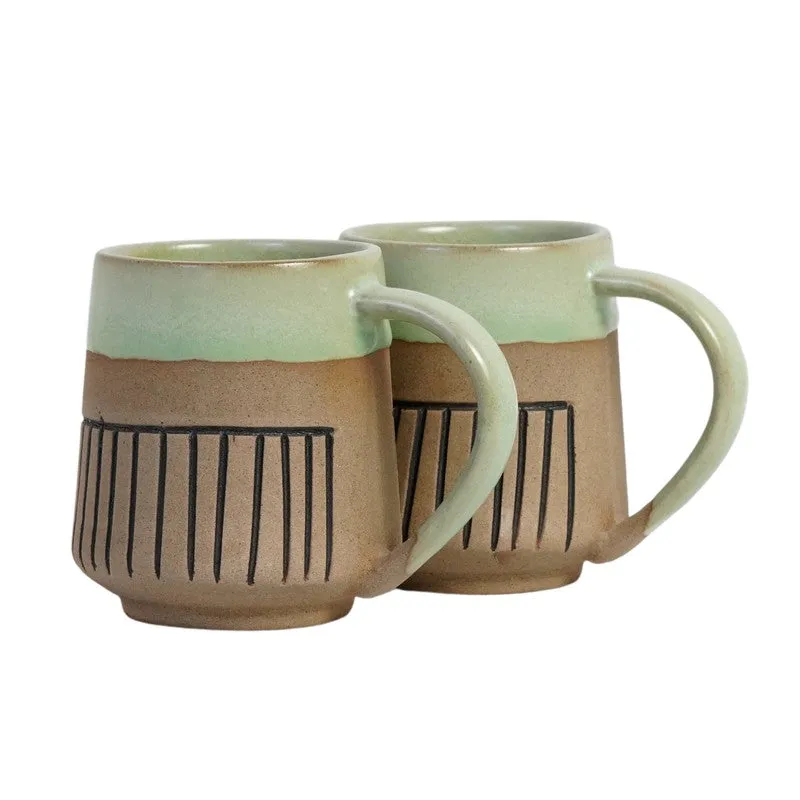 Ceramic Ceramic Coffee Mug (530 mL Each) - Set Of Two media 6