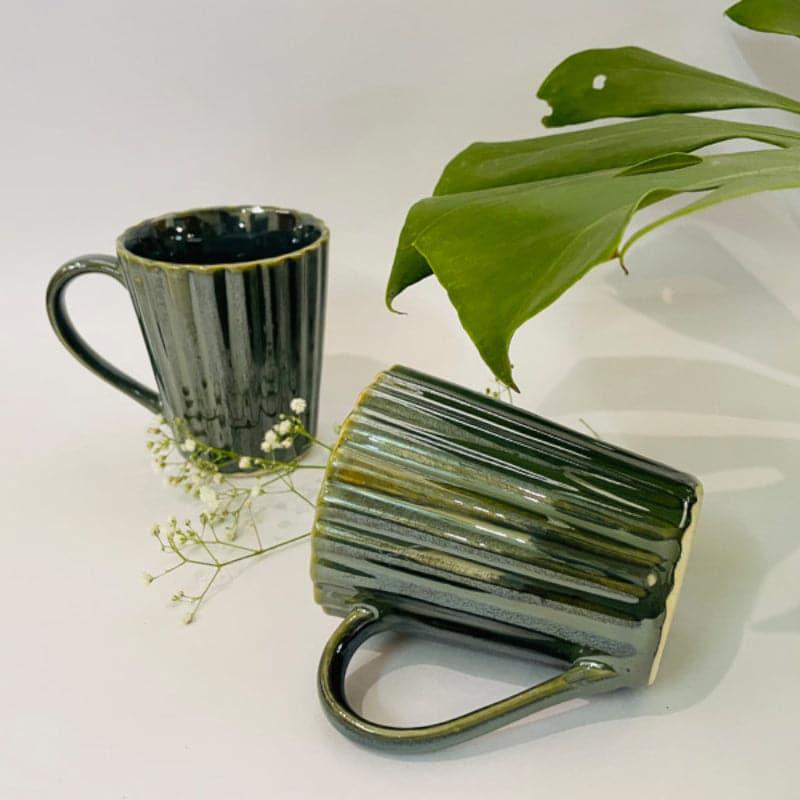Laroon Ceramic Coffee Mug (300 mL Each) - Set of Two media 4