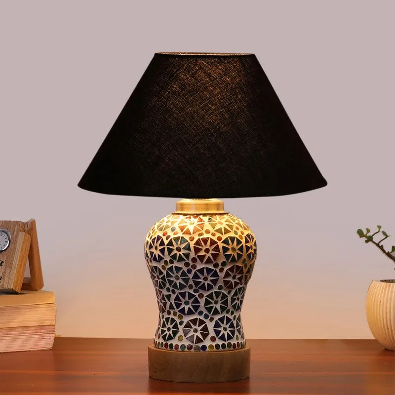Calira Wooden Table Lamp - Multicolor media 3