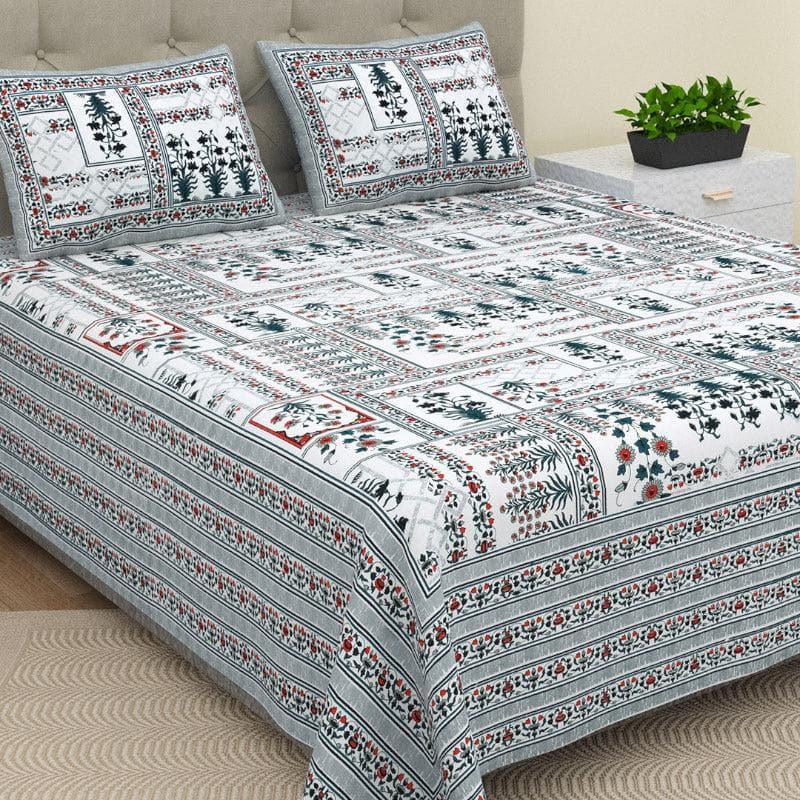 Mira Floral Cotton Bedsheet - 180 TC media 3