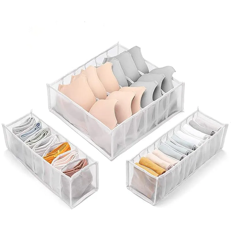 Aster Cloth Organizer (White) - Set Of Three media 3