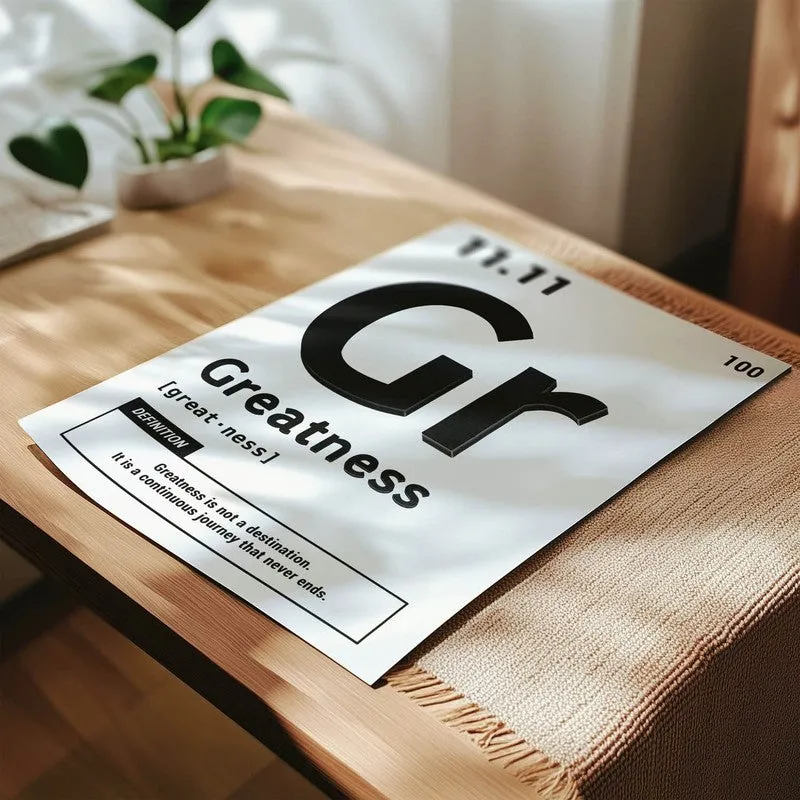 Elemental Greatness Wall Poster media 4
