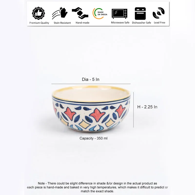 Ruhani Snack Bowl (350 mL) - Set Of Four media 5