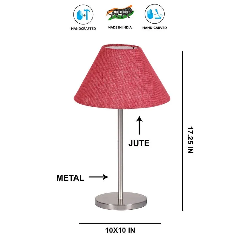 Noctra Glow Viro Metal Table Lamp - Pink media 8