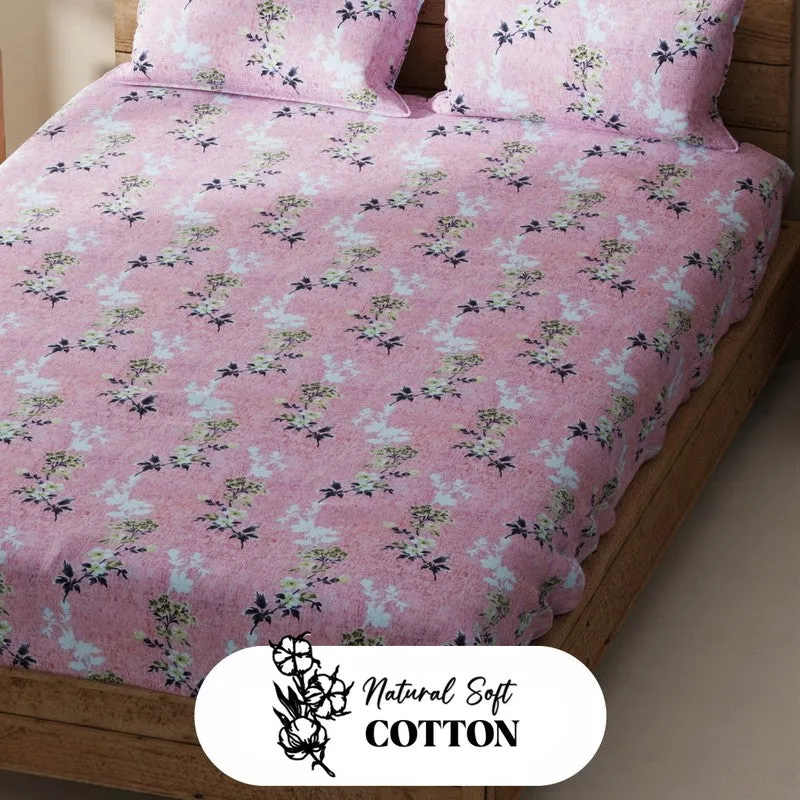 Ulrix Bedsheet (Pink) - 115 GSM media 5