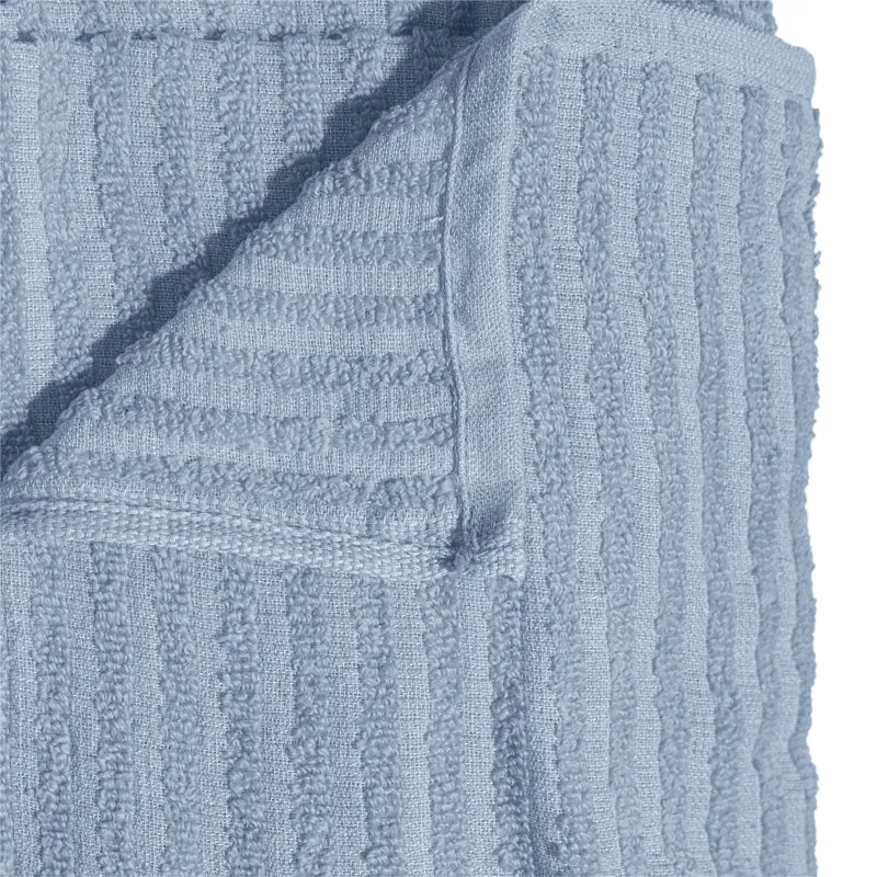 Micro Cotton LuxeDry Striped Bath Towel - Blue media 6