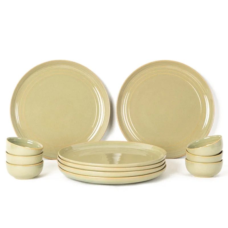 Estia Dining Set (Olive Green) - 12 Piece Set media 3