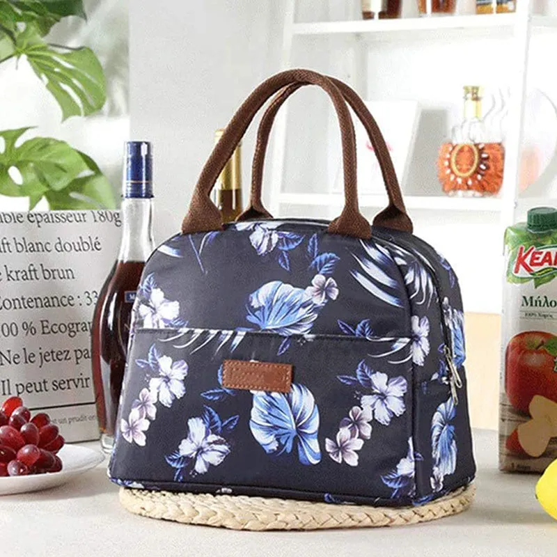 Bloom Bento Nylon Lunch Bag media 1