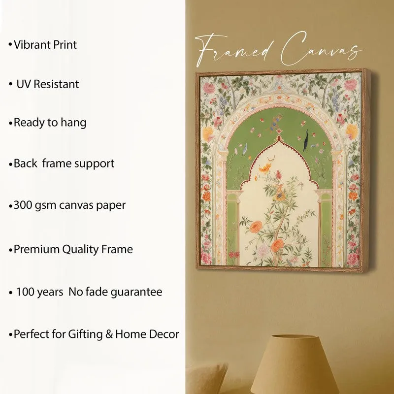 Cultural Curve Canvas Wall Art With Frame media 6