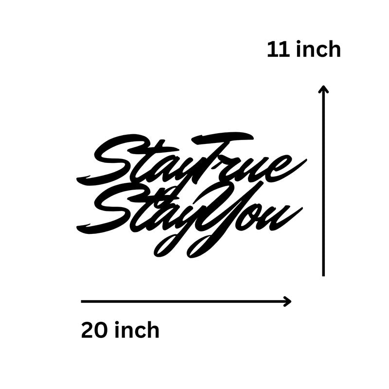 Stay True Iron Wall Accent media 5