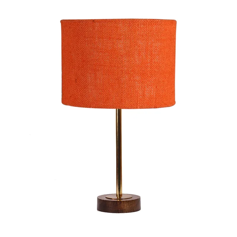 Sienna I Rodin Wooden Table Lamp - Orange,Gold,Brown media 4