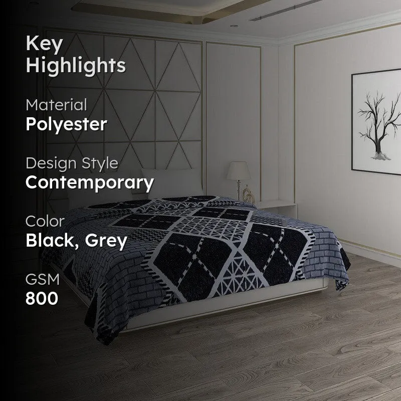 Monte Carlo Criss Mosaic Blanket - 800 GSM media 2