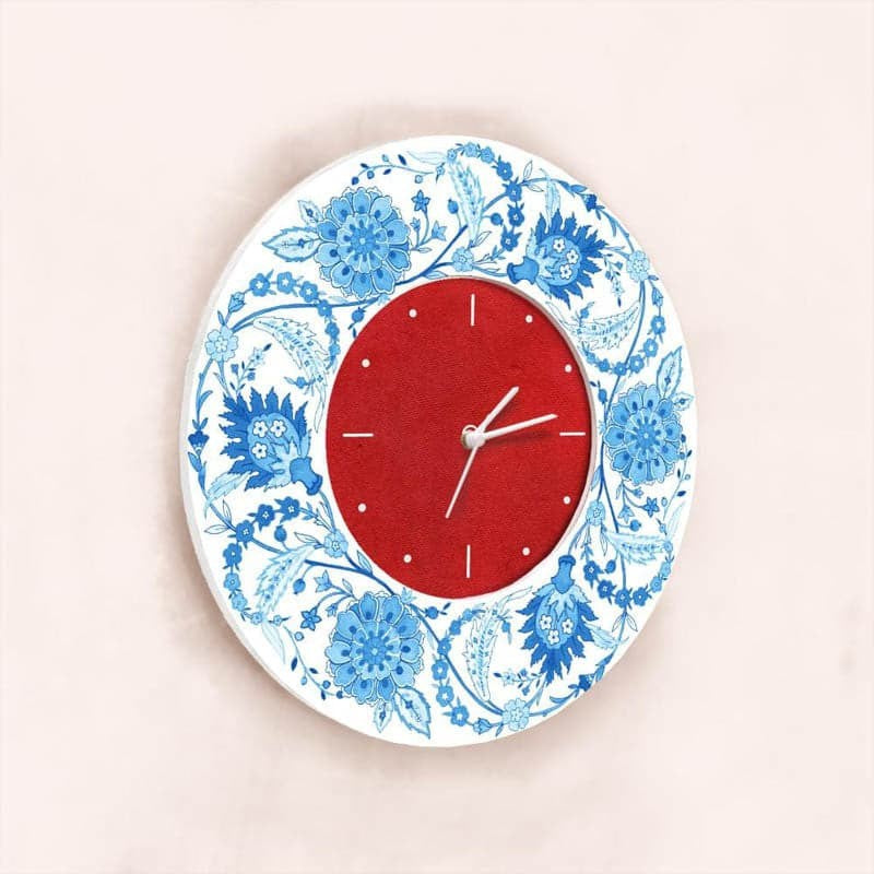 Ethnic Veli Handpainted Wall Clock media 5