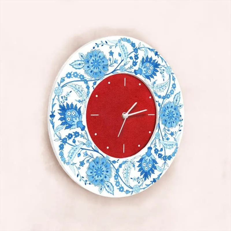 Ethnic Veli Handpainted Wall Clock media 5