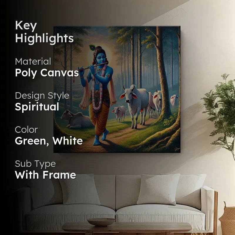 Govardhana Poly Canvas Wall Painting media 2