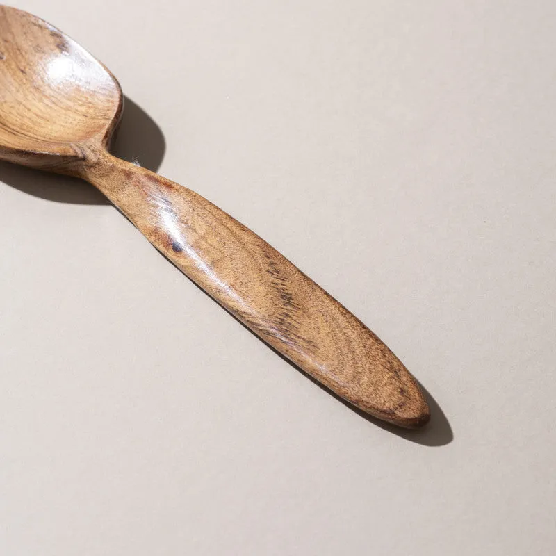 Mavyn Handcrafted Mango Wood Salad Server - Set Of Two media 4