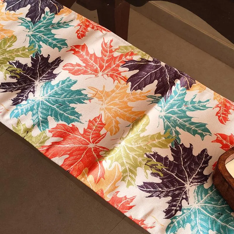 Autumn Lora Poly Canvas Table Runner media 5