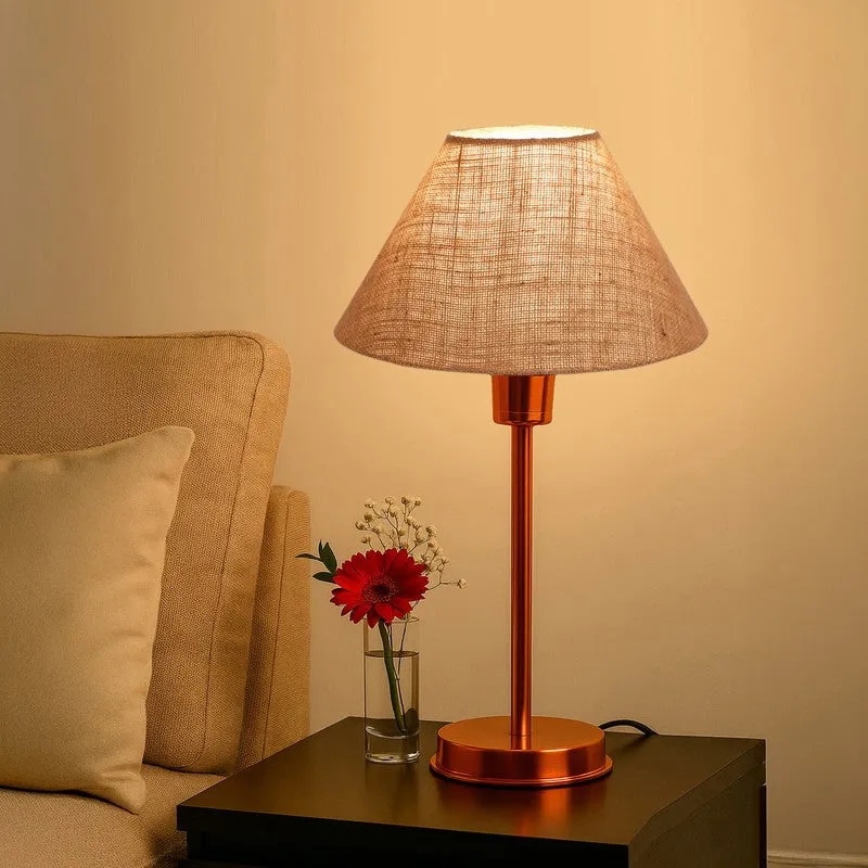 Kavira Vexo Metal Table Lamp - Beige media 3