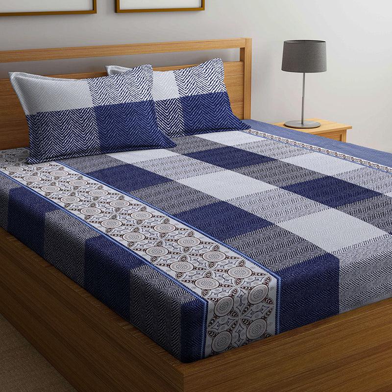 Carob Ethnic PolyCotton Bedsheet  - 150 GSM media 3