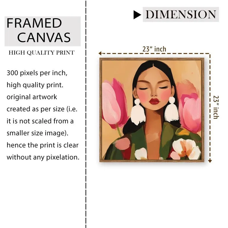 Nature Echo Canvas Wall Art With Frame media 9