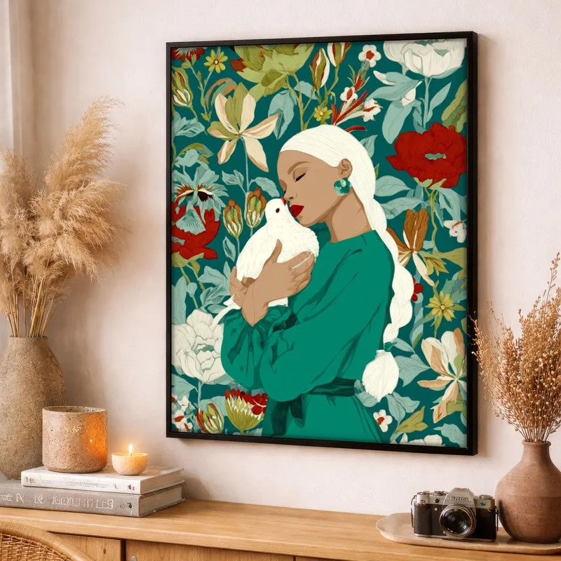 Aureth Canvas Wall Painting With Black Frame media 3