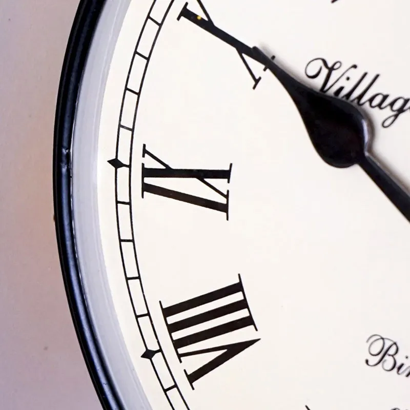 Solar Seconds Hand-Painted Iron Wall Clock media 7
