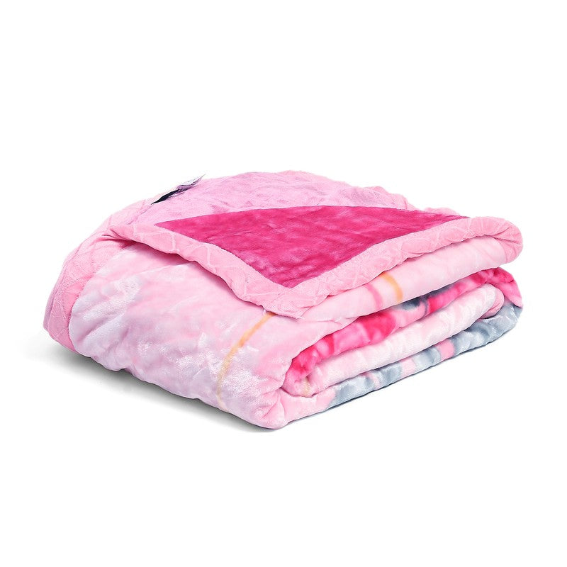 Monte Carlo Blush Blossom Blanket - 550 GSM media 6