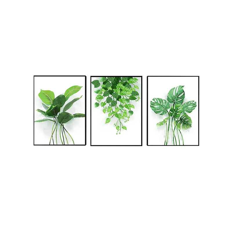 Lush Trace Wall Painting - Set Of Three media 3