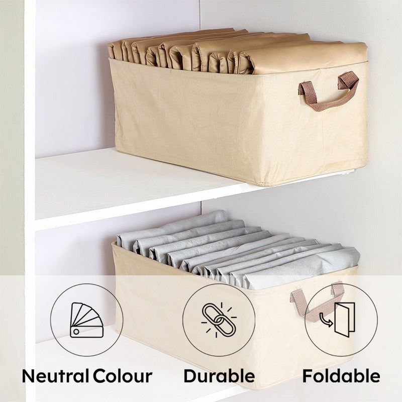 Trova Foldable Storage Basket - Set Of Two media 8